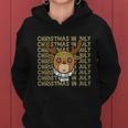 Christmas In July Summer Reindeer Christmas In July Women Hoodie