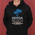 Cocoa Beach Florida Palm Tree Women Hoodie