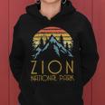 Cool Gift Vintage Retro Zion National Park Utah Gift Tshirt Women Hoodie