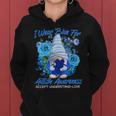 Cool I Wear Blue For Autism Awareness Accept Understand Love Flower Gnome Tshirt Women Hoodie