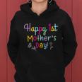Cute Motivational First Mothers Day Colorful Typography Slogan Tshirt Women Hoodie