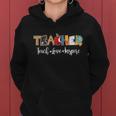 Cute Teacher Teach Love Inspire Women Hoodie