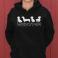 Dachshund Mom Wiener Doxie Mom Cute Doxie Graphic Dog Lover Gift V4 Women Hoodie