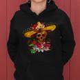 Day Of The Dead Sugar Skull Sombrero Tshirt Women Hoodie