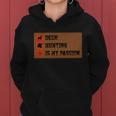 Deer Hunting Is My Passion Halloween Quote V2 V3 Women Hoodie Graphic Print Hooded Sweatshirt