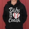 Dibs On The Coach Funny Baseball Heart Cute Mothers Day Tshirt Women Hoodie
