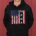 Donald Trump Maga American Flag Gift Women Hoodie