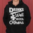 Drinks Well With Others St Patricks Day Women Hoodie