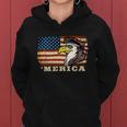 Eagle Mullet Usa American Flag Merica 4Th Of July Meaningful Gift Women Hoodie