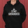 Electrician Gifts For Men Funny Electrical Stay Grounded Women Hoodie