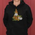 Fall Gnomes Oh My Gourd I Love Fall Women Hoodie Graphic Print Hooded Sweatshirt