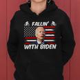 Fallin With Biden Funny Bike Meme Women Hoodie