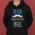 Fathers Day For Father From Daughter Son The Best Father Graphic Design Printed Casual Daily Basic Women Hoodie