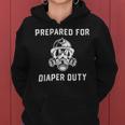 Firefighter Funny Firefighter New Dad Promoted Daddy Humor Fathers Day Women Hoodie
