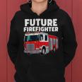 Firefighter Future Firefighter Fire Truck Theme Birthday Boy V2 Women Hoodie