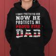 Firefighter Proud Fire Dad Fireman Father Of A Firefighter Dad V2 Women Hoodie