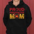 Firefighter Proud Firefighter Mom Fireman Hero V2 Women Hoodie