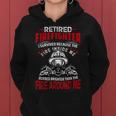 Firefighter Retired Firefighter I Survived Because The Fire Inside Me V2 Women Hoodie