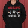 Firefighter Wildland Firefighter Fire Rescue Department Heartbeat Line V2 Women Hoodie