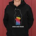 Free Dad Hugs Rainbow Lgbt Pride Month Women Hoodie