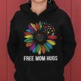 Free Mom Hugs Daisy Lgbt Pride Month Women Hoodie