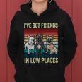 French Bulldog Dog Ive Got Friends In Low Places Funny Dog Women Hoodie
