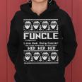 Funcle Like Dad Only Cooler Ugly Christmas Women Hoodie
