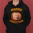 Funny Biden Happy Christmas Halloween Women Hoodie