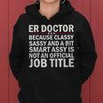 Funny Er Doctor Official Job Title Tshirt Women Hoodie