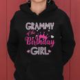 Funny Grammy Of The Birthday Girl Cute Pink Women Hoodie