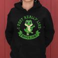 Funny I Just Really Like Frogs Ok Design Women Hoodie