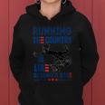 Funny Sarcastic Running The Country Is Like Riding A Bike V2 Women Hoodie