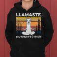 Funny Yoga Llamaste Mother Fvcker Retro Vintage Mans Women Hoodie