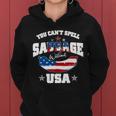 Funny You Cant Spell Sausage Without Usa Tshirt Women Hoodie