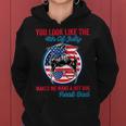 Funny You Look Like The 4Th Of July Makes Me Want A Hot Dog V3 Women Hoodie