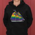 Gay Pride Sailboat Lgbt Lgbtq Rainbow Flag Women Hoodie