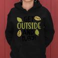 Get Outside And Play Halloween Quote V3 Women Hoodie