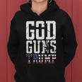 God Guns Trump Christian President Trump Supporter Gift Women Hoodie