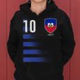 Haiti Football Soccer Futbol Jersey Tshirt Women Hoodie