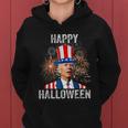 Halloween Funny Happy 4Th Of July Anti Joe Biden Women Hoodie