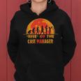 Halloween Rise Of The Case Manager Job Coworker Women Hoodie Graphic Print Hooded Sweatshirt