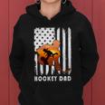 Hockey Dad Father And Kid Family Hockey Lover Women Hoodie