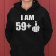 I Am 60 Middle Finger 60Th Birthday Gift Tshirt Women Hoodie