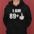 I Am 90 Middle Finger Funny 90Th Birthday Gift Women Hoodie