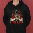 I Chose This Life Thin Red Line Women Hoodie