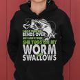 I Like It When She Bends Over Fishing Bait Tshirt Women Hoodie