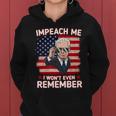 Impeach Me I Wont Even Remember Funny Joe Biden Women Hoodie