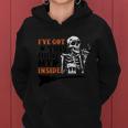 Ive Got This Feeling My Inside Skeleton Halloween Quote Women Hoodie