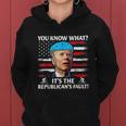 Joe Biden Falling Its The Republicans Fault Women Hoodie