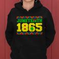 Juneteenth 1865 Independence Day Women Hoodie